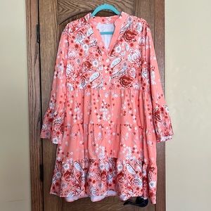 NWOT peach dress